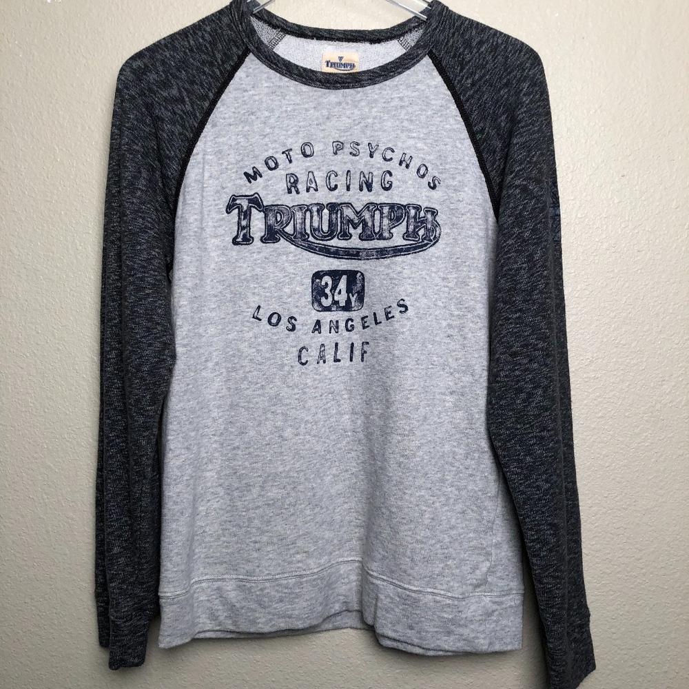 Lucky Brand | Triumph Gray Graphic Sweatshirt S